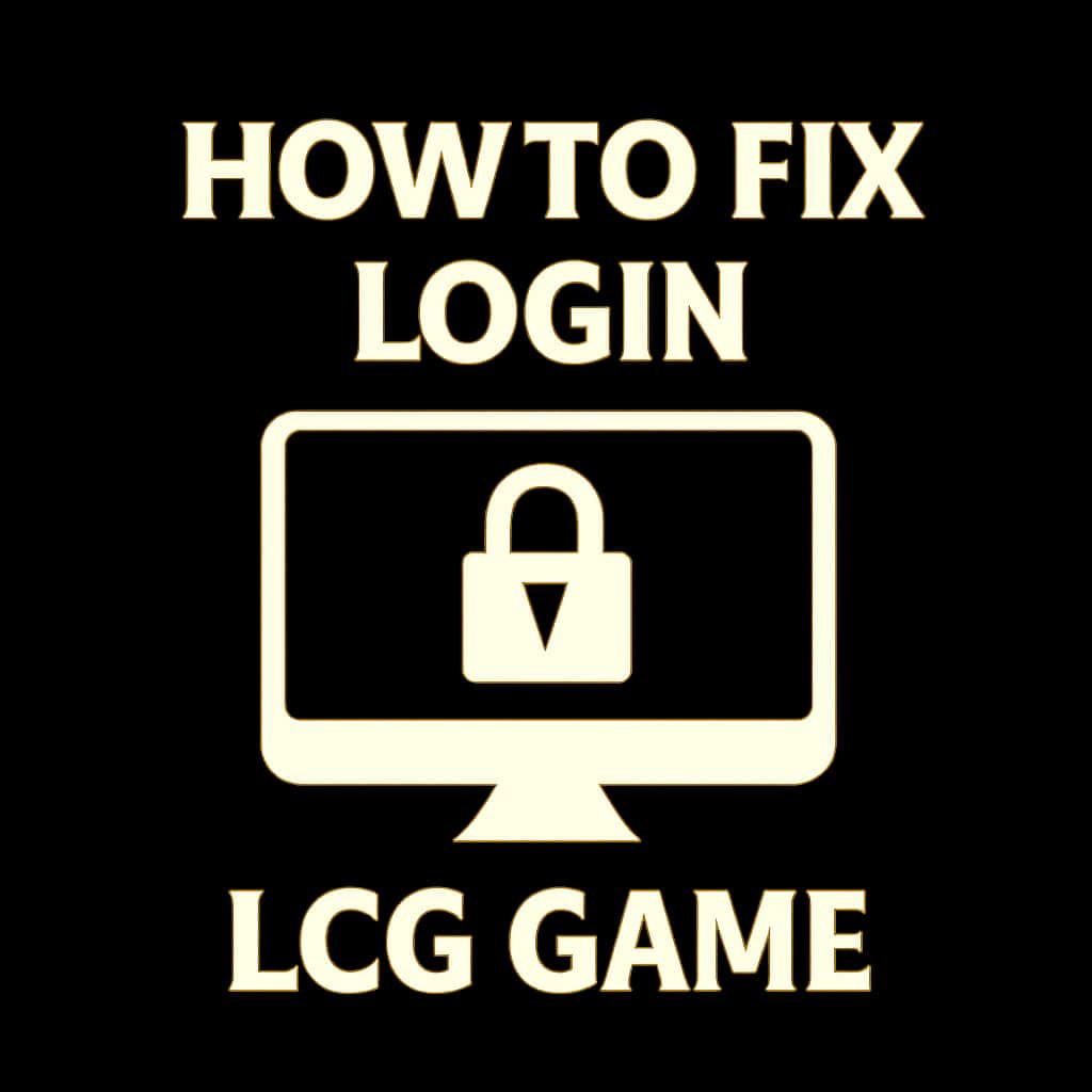 Icon for guide on fixing login issues in LCG Game.
