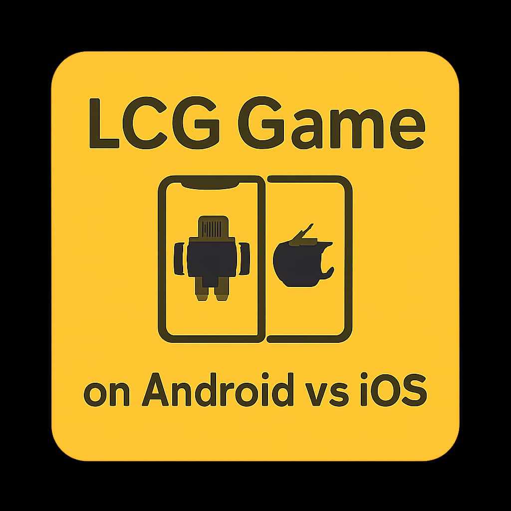 Icon representing LCG Game on Android vs iOS.