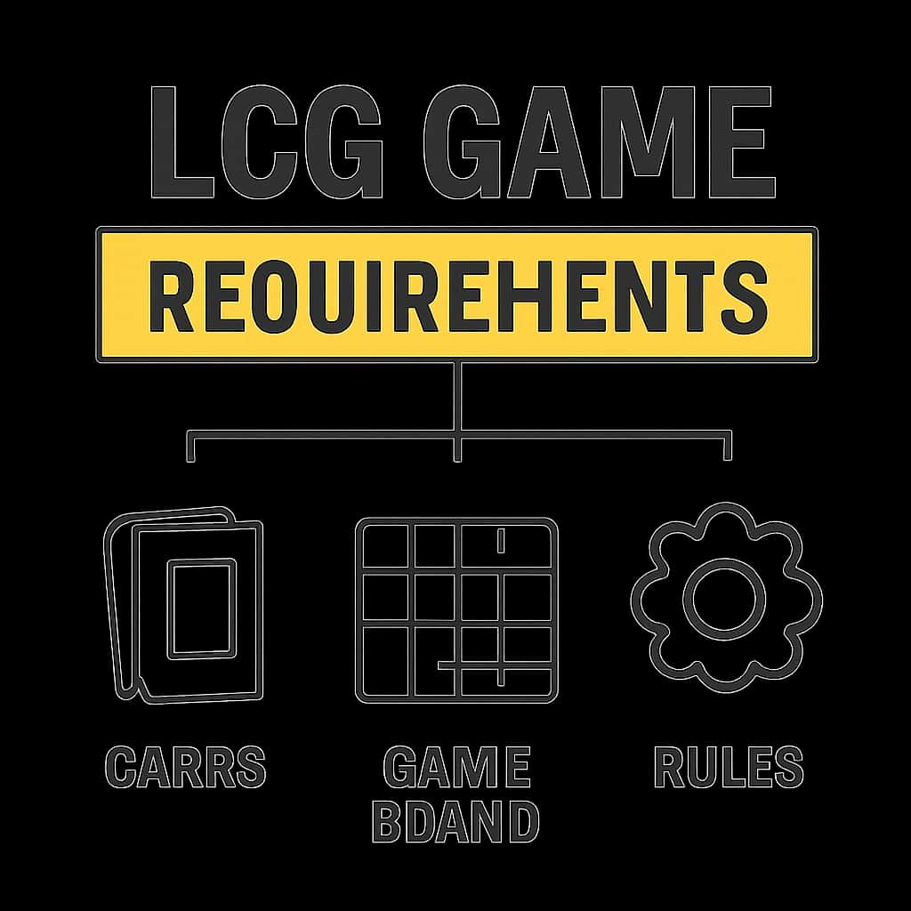 Diagram depicting the requirements for LCG Game.