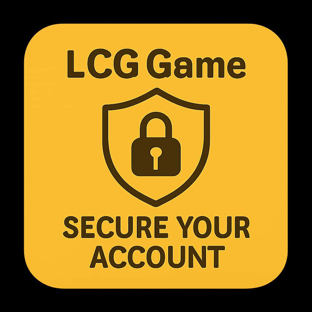 Icon representing LCG Game account security.