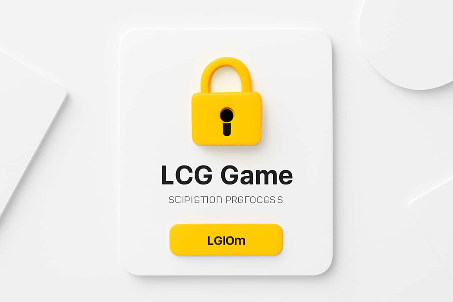 LCG Game Login - Secure Access Interface