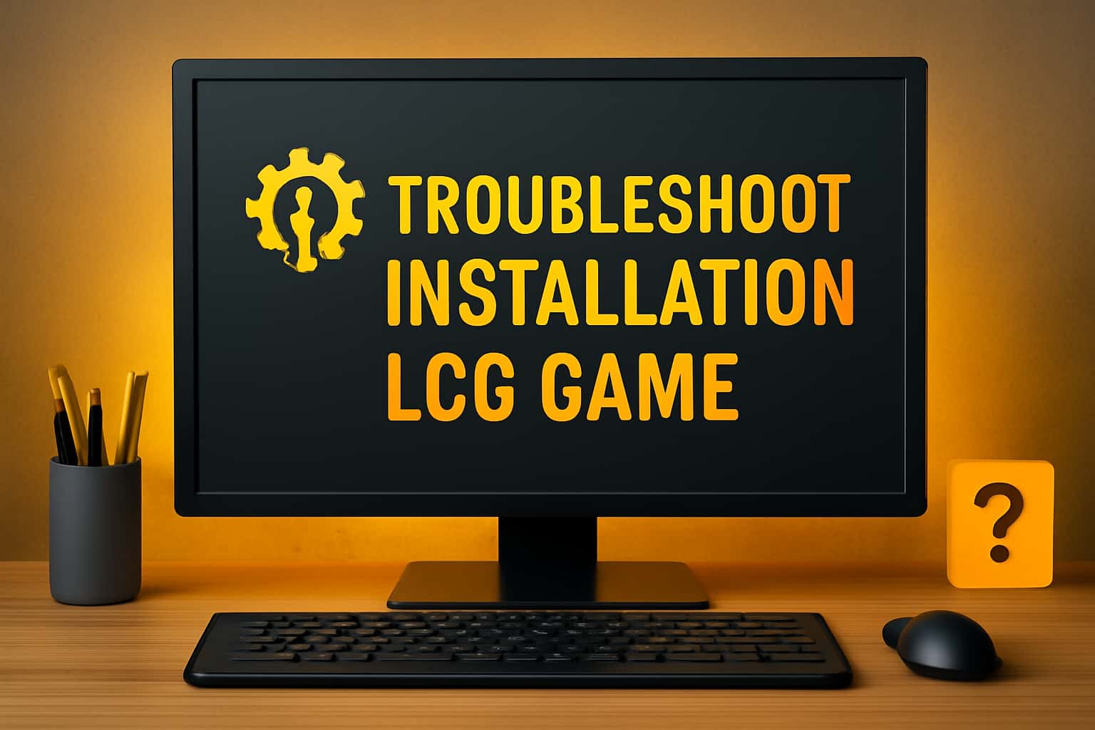 An informative graphic related to troubleshooting the installation of LCG Game.