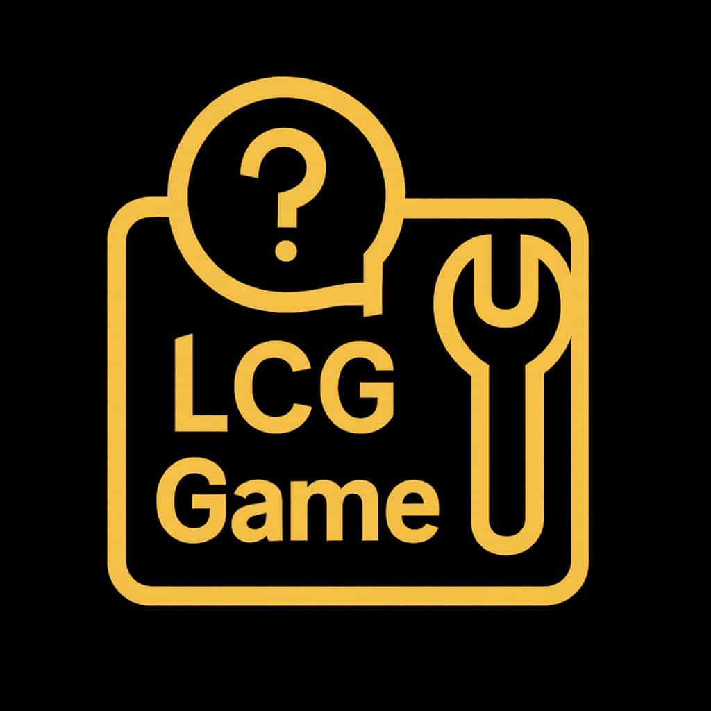 An icon representing LCG Game troubleshooting.