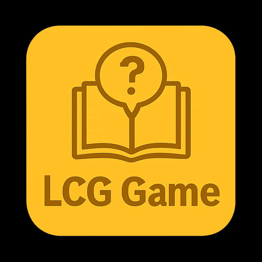 A badge symbolizing the requirements for LCG Game.