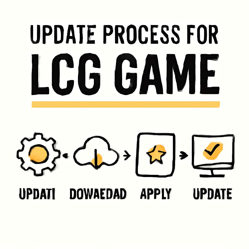 Diagram illustrating the update steps for LCG Game.